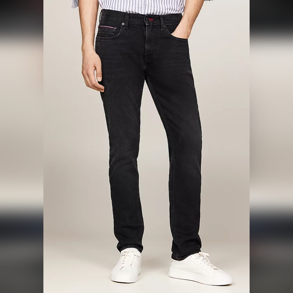 Tommy Hilfiger Black Straight Jeans Denim